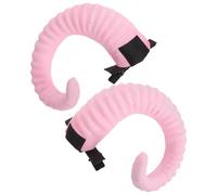PACKOVE Forcine per Chioma a Corna di Pecora Rosa Piccole Fermagli Cosplay Gotici per Feste Halloween e Balli in Maschera Accessori Chioma Leggeri Doppia Clip per Uso Prolungato