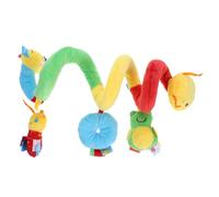 PACKOVE Giocattolo a Spirale, sonagli da Culla e Passeggino, in Stoffa di, Multicolore, 50 cm