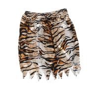 PACKOVE Gonna Corta Leopardata in Poliestere per Adulti Unisex Design Unico, Traspirante e Trasformazione Rapida, per Avventure nella Giungla e Spettacoli Sul Palco