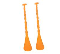 PACKOVE Grattaschiena e Calzascarpe a Forma di Artiglio D'orso 2 Pezzi in Plastica Manico lungo Multifunzionale per Massaggio e Sollievo dal Prurito Uso Familiare Portatile