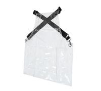 PACKOVE Grembiule Per Parrucchiere Grembiule Trasparente Da Salone Regolabile Copertura Completa Per Bellezza e Uso Domestico