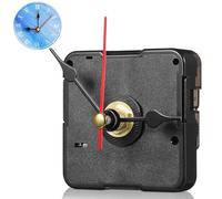 PACKOVE Kit Meccanismo Orologio al Quarzo Silenzioso a Batteria Lancette, Movimento Compatto per Orologi da Parete da Tavolo 10-12 Cm, Pezzi di Ricambio per Fai da Te e Riparazione