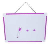 PACKOVE Lavagna Bianca Magnetica Bifacciale A3 Viola, Lavagnetta Cancellabile a Secco Multifunzionale per Casa, Ufficio e Scuola, Tavolo da Disegno Portatile per Supporto da Parete