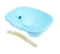 PACKOVE Lavatesta Per Lavare i Capelli Da Letto Lavabo Portatile Per Anziani Disabili e Persone Mobilità Ridotta Vassoio Per Lavare i Capelli Allettati Supporto Per Testuggine