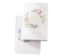 PACKOVE Libri per Feste di Matrimonio Set 2 Pezzi Libretti per Giuramento e Centrotavola per Nozze Sposi e Testimoni