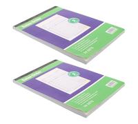 PACKOVE Libro di Cassa A5 2 Pezzi in Carta Bianca Moduli per Ordini e Fatture per Piccole Imprese in Contesti di Lavoro Intensi