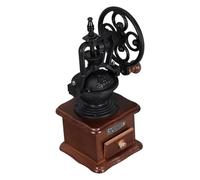 PACKOVE Macinacaffè Manuale Vintage a Manovella in Metallo Resistente, Piccolo Macinino Portatile Regolazione dello Spessore per Chicchi di Caffè, per Uso Domestico e Viaggi