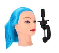 PACKOVE manichino da parrucchiere modulo tu Bambola cosmetologia maschio parrucche testa pratica parrucchiere capo del salone di bellezza manichino parrucca plastica Blue