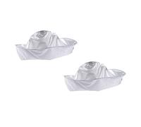 PACKOVE Mantello Parrucchiere 2 Pezzi Taglio e Dimensione Media Facile con 2 Pettini per Domestico e