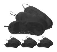 PACKOVE Maschere per Occhi Nere Set 12 Pezzi Cinturino Regolabile, Benda Morbida e Resistente per Giochi da Tavolo e Serate di Festa