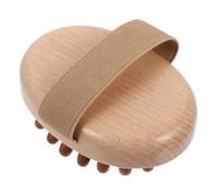 PACKOVE Massaggiatore Manuale Portatile Spazzola per Massaggio del Capelluto e Corpo, Pettine per Massaggi Stimolanti dei Meridiani Cinghia Laterale, Piccolo Strumento per Relax a Casa,
