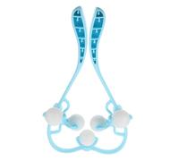 PACKOVE Massaggiatore Multifunzionale Per Shiatsu Massaggiatori Manuali Massaggiante Relax Umano Fitness Tensione Massaggiatore Per Il Collo Per Collo Tuo Gel Di Silice Sky-blue