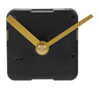 PACKOVE Meccanismo di Movimento per Orologio da Muro Nero in Plastico Silenzioso per Sostituzione e Riparazione Lancette Adatto a Orologi da 10-12 Cm Fai da Te