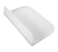 PACKOVE Mensola Pieghevole da Parete per Bagno Bianca, Portaoggetti in Plastica Pp, Organizer Multiuso Portasciugamani, Scaffale Salvaspazio per Dormitori e Ambienti Domestici, 1 Pezzo