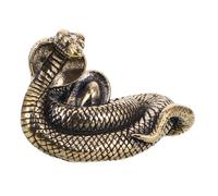 PACKOVE Mini Statua di Serpente Ottone per Decorazioni del Capodanno Cinese e Feng Shui Portafortuna per Ufficio e Casa per Amanti delle Tradizioni