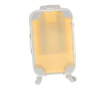 PACKOVE Mini Valigia Cosmetica Trasparente Per Viaggi Scatola Organizzatrice Per Ciglia Finte e Trucco Porta-rimedi Pratico Per Feste e Occasioni Speciali Design Compatto e Multifunzionale