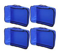 PACKOVE Organizer da Viaggio per Ottimizzare lo Spazio Valigia Oxford Resistente Set 4 Pezzi con Rete Ventilata Durante Viaggi All'aperto e Vari Scenari