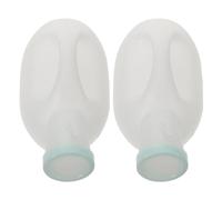 PACKOVE Orinatoio Portatile Maschile 2 Pezzi 2000ml in Plastica con Coperchio Antiversamento Impugnatura Ergonomica per Emergenza e Uso Domestico