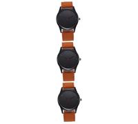 PACKOVE Orologio al quarzo orologio preciso casual da indossare ogni da polso con cinturino in pelle Attività commerciale guarda cinghia maschio