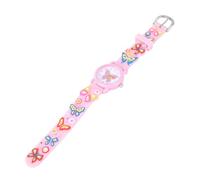 PACKOVE Orologio Per Ragazzo Ragazza Forma Di Farfalla Cinturino Facile Da Leggere Per Apprendere Leggere Per Compleanni e Festività
