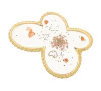 PACKOVE Palette Per Nail Art Forma Di Farfalla Tavolozza Per Miscelazione Colori Per Unghie Strumento Essenziale Per Saloni Di Bellezza e Appassionati Di Display Elegante e Resistente Per