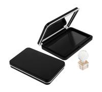 PACKOVE Palette Ricaricabile Magnetica Xl Nera con Specchio Integrato, Contenitore Cosmetico Vuoto per Ombretti, Rossetti, Illuminante, Fard e Contouring, da Viaggio per Truccatori