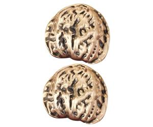 PACKOVE Palle da Massaggio in Ottone Noce Antico, Coppia per Esercizi Manuali di Forza, Palle Cinesi Portatili per Anziani e Rilassamento Muscolare a Casa