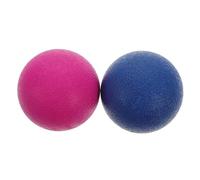 PACKOVE Palle da Massaggio Terapeutico 2 Pezzi Rosa e Blu, Palline Elastiche per Yoga e Fitness, Accessori per Pilates e Strumenti di Rilassamento Muscolare