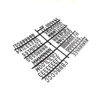 PACKOVE Pannello di Plastica per Lettere Nere per Bacheca in Feltro, Set da 5 Caratteri Inglesi Intercambiabili per Lavagna Convertibile, per Ufficio, Scuola e Annunci Eventi