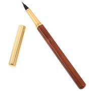 PACKOVE Penna a Pennello in Legno Ricaricabile per Calligrafia Punta Morbida, Stabilità e Controllo per Scrittura e Pratica Artistica Portatile