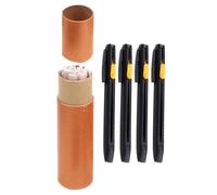 PACKOVE Penna per Tessuti Cancellabile a Caldo Cartucce Ricaricabili, Gesso Plastico Delicato e Sicuro per Cucito e Progetti DIY di Quilting su Abbigliamento e Tessuti