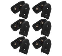 PACKOVE per Corda Supporto Antiscivolo in Nylon 8 Mm Riutilizzabili 6 Clip di Collegamento Resistente Connettore per Corde da Campeggio e Guinzagli per Funi Intrecciate