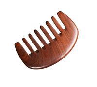 PACKOVE Pettine di Legno Portatile a Denti Larghi per Massaggio del Capelluto, Massaggiatore Piccolo per Terapia e Cura della Salute dei Chioma in Viaggio