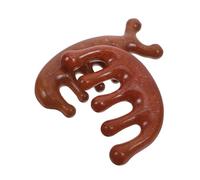 PACKOVE Pettine in Legno per Massaggio del Cuoio Capelluto 2 Pezzi Pettine Ergonomico a Denti Larghi Massaggiatore Portatile per per Tutti