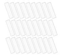 PACKOVE Porta Etichette Trasparente per Organizzazione Efficiente in Pvc Autoadesivo 48 di Biblioteche Scolastiche e Negozi al Dettaglio