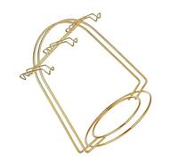 PACKOVE Portabicchieri in Ferro Base Scolapiatti per Bicchieri in Vetro, Supporto per Asciugatura Tazze da Cucina, Design Compatto e Drenaggio Rapido per Organizzazione Casa