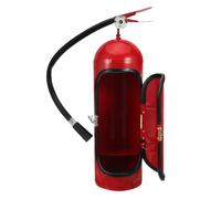 PACKOVE Portabottiglie Estintore in Metallo Compatto, Cantinetta da Banco Salvaspazio per Vino e Liquori, Organizer per Bar Casa e Ufficio, Regalo Originale per Uomo Amante del Vino