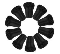 PACKOVE Protezione Punte Bastoni Da Trekking in Tpr 10 Pezzi Antiscivolo Resistente Usura Copripunta Slip-on Per Escursionismo Outdoor Campeggio Trekking Montagna