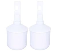 PACKOVE Punte di Ricambio per Bastone da Passeggio per Ciechi 2 Pezzi Punta a Gancio Antiscivolo in Gomma Accessori per Bastoni da Cammino Rotelle per Mobilità Interna ed Esterna