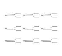 PACKOVE Punte in Lega di Nichel Cromo Set da 9 Pezzi per Pirografia ad Alta Impedenza Resistenti alla Flessione per Macchina da Combustione del Legno per Back To School Party