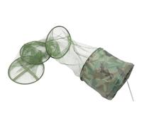 PACKOVE Rete da Pesca e Comoda da Trasportare Facile da Usare in Nylon a Rete Tonda Pieghevole Colore Casuale per Gamberi e Crostacei la Pesca in Acque Dolci e Fiume