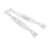 PACKOVE Riflettori Facile Raggi Plastica Bicicletta Argento e Bici di in Installazione Compatibilità da Sicure per Mountain Bike Corsa per Corse Notturne