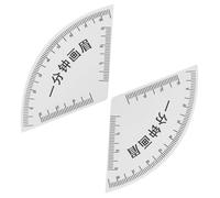 PACKOVE Righello per Sopracciglia in Pvc 2 Pezzi per Disegno Preciso, Strumento di Misurazione e Guida al Trucco per Sopracciglia, Stencil Riutilizzabile Adatto a Tutte le Forme del Viso,