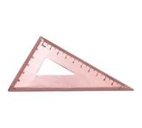 PACKOVE Righello Triangolare in Rame, Strumento Vintage per Disegno Preciso | Leggero e Portatile, Aiuta nei Calcoli Rapidi, Adatto a Tavole da Disegno e Cartoncino