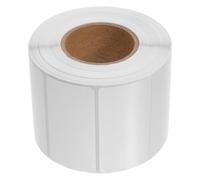 PACKOVE Rotolo 1000 Etichette Autoadesive Argento Opaco Resistenti ai Graffi, Adesivi Multiuso per Stampanti Termiche, per Pacchi e Spedizioni in Ufficio