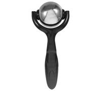 PACKOVE Rullo Massaggiatore Viso in Acciaio Manico Ergonomico, Bordi Lisci e Sicuro da Usare, Strumento Manuale per Massaggio Facciale e Guasha