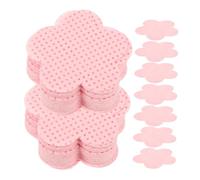 PACKOVE Salviette per Unghie Rimuovi Smalto 200 Fogli Cotone Rosa a Forma di Cuore Morbide Non Perdono Pelucchi Capacità Grande per Routine Manicure e Uso Salone