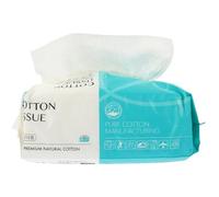 PACKOVE Salviette Struccanti in Cotone 100% Morbide ed Estraibili, Panni Detergenti per Viso Delicati su Tutti i Tipi di Pelle, Pratiche Salviette per Pulizia Viso e Uso Viaggio