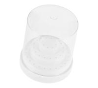 PACKOVE Scatola Di Stoccaggio Per Punte Da Unghie Antipolvere Organizer Per Strumenti Di Manicure Professionale Design Pratico e Funzionale Con Slot Per Punte Di Lucidatura Per Uso Saloni