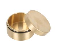 PACKOVE Scatola Porta Medicine in Rame Delicato Custodia Gioielli Compatta e Contenitore Antipolvere e Antiumidità Accessorio Elegante per Casa e Viaggio Design Raffinato